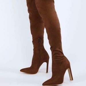 Brown Over the knee still in box BRAND NEW